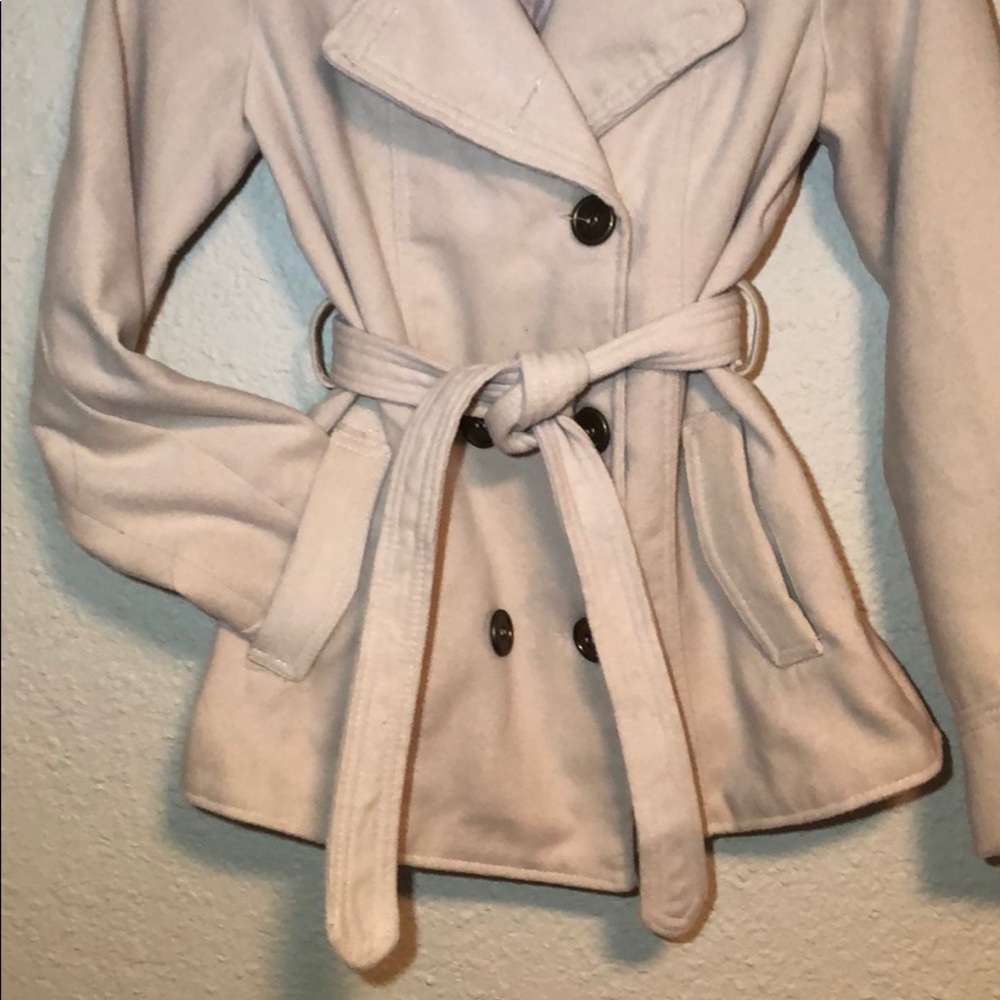 New Look Pea Coat Super Cute Fitted Pea Coat - Picture 4 of 8